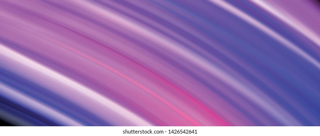 Modern rainbow liquid color flow colorful poster. Wave Liquid shape in black color background. Abstract composition