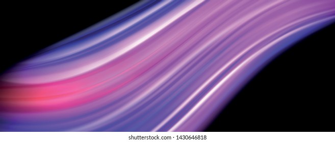 Modern rainbow liquid color flow colorful poster. Wave Liquid shape in black color background. Abstract composition