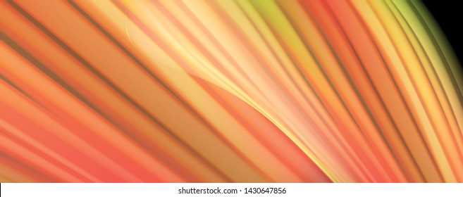 Modern rainbow liquid color flow colorful poster. Wave Liquid shape in black color background. Abstract composition