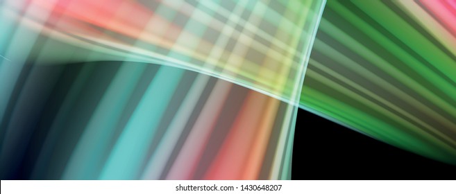 Modern rainbow liquid color flow colorful poster. Wave Liquid shape in black color background. Abstract composition