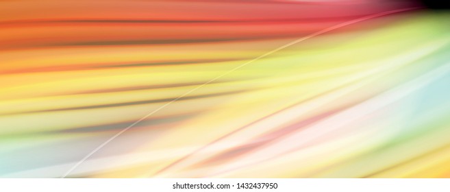 Modern rainbow liquid color flow colorful poster. Wave Liquid shape in black color background. Abstract composition