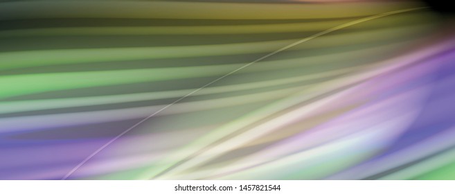 Moderne Regenbogen Flüssigkeit Farbe fließt bunt Poster. Wave Liquid Form auf schwarzem Hintergrund. Abstrakte Komposition