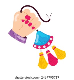 Modern Raksha Bandhan Flat Stickers