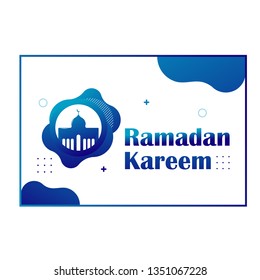 Modern Ramadan Kareem Background Design