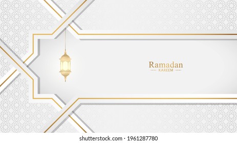 Modern Ramadan Kareem Background vector for banner and greeting card 