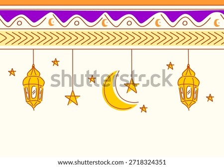 Modern Ramadan poster background for greeting cards, commercial banners, fashion, covers, and social media