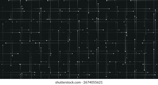 modern random crossline pattern on black color background