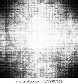 Modern random pixel pattern template. Monochrome art smoothing effect. halftone dots style. vector illustration for web sites, posters, brochures