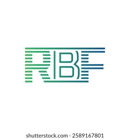 Modern RBF Logo Design. Letter RBF Minimalist, Professional, and Versatile Branding Icon for Business Identity