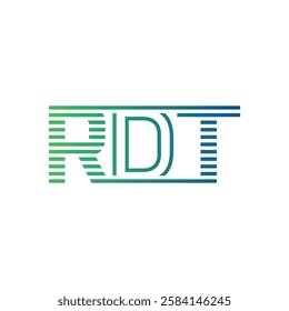 Modern RDT Logo Design. Letter RDT Minimalist, Professional, and Versatile Branding Icon for Business Identity