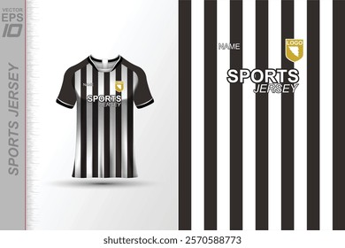 Modern ready-to-print jersey design with dynamic lines and vibrant colors. Perfect for football, basketball, cycling, or sportswear. High-quality, customizable vector file for instant printing.