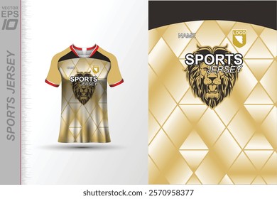 Modern ready-to-print jersey design with dynamic lines and vibrant colors. Perfect for football, basketball, cycling, or sportswear. High-quality, customizable vector file for instant printing.