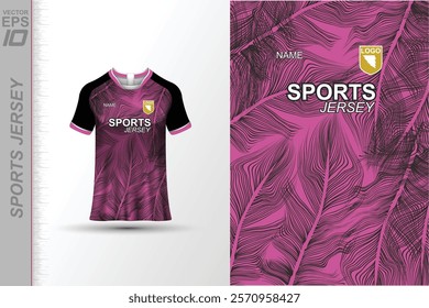 Modern ready-to-print jersey design with dynamic lines and vibrant colors. Perfect for football, basketball, cycling, or sportswear. High-quality, customizable vector file for instant printing.