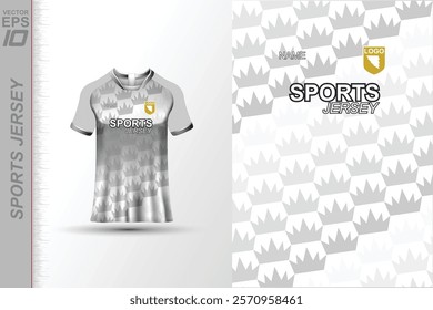 Modern ready-to-print jersey design with dynamic lines and vibrant colors. Perfect for football, basketball, cycling, or sportswear. High-quality, customizable vector file for instant printing.