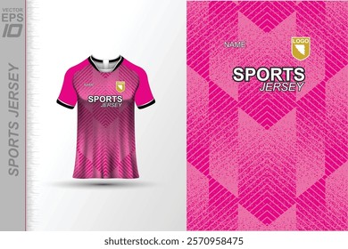 Modern ready-to-print jersey design with dynamic lines and vibrant colors. Perfect for football, basketball, cycling, or sportswear. High-quality, customizable vector file for instant printing.