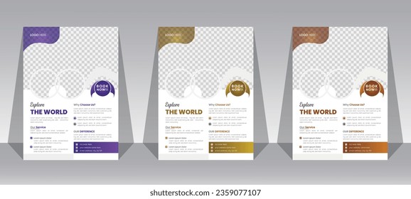 Modern Real Creative and Clean Real Estate Template house sale, business growing, Home rent and sale vector with color variation template design.