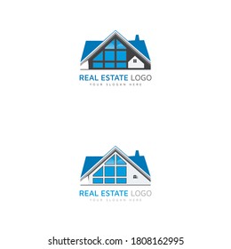 Modern Real Estate, Building and Construction Logo Vector Design.  