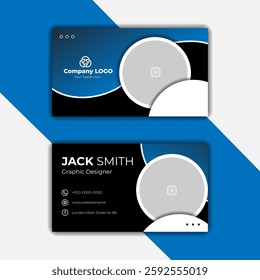 Modern real estate business card