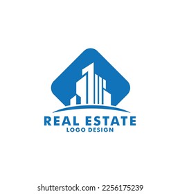 Modern Real Estate Business Logo Template, Building, Property Development, and Construction Logo Vector