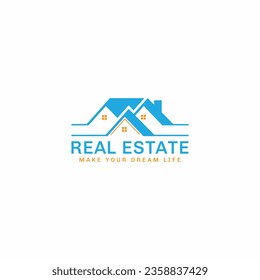 modern real estate business logo vector design with elegant, and simple styles