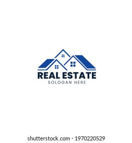 modern real estate commercial industrial business logo