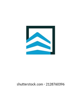 Modern Real Estate Company Logo Design. . Residential Contractor, General Contractor And Commercial Office Property Business Logos Vector  Concept 