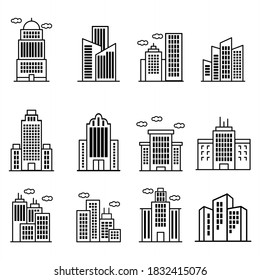 Modern real estate logo collection 