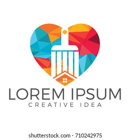Modern Real Estate Logo - Creative House Renovation Service.