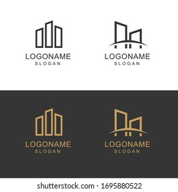 Modern of real estate logo design