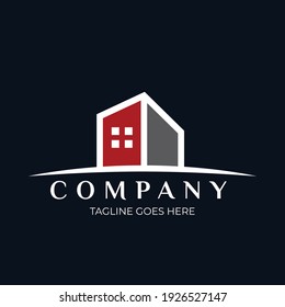 Modern real estate logo design, Building and Construction