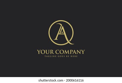 Modern real estate logo design by A letter