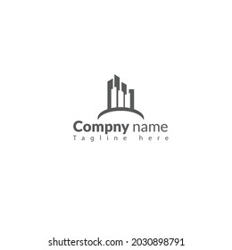 Modern Real Estate Logo Design Template Vector