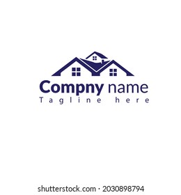 Modern Real Estate Logo Design Template Vector