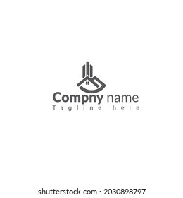 Modern Real Estate Logo Design Template Vector