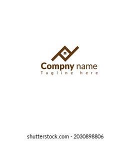 Modern Real Estate Logo Design Template Vector