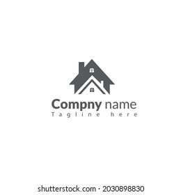 Modern Real Estate Logo Design Template Vector