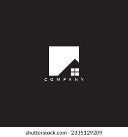 Modern Real Estate logo design template 