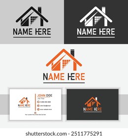 Modern Real Estate Logo Design for Property and Home Services