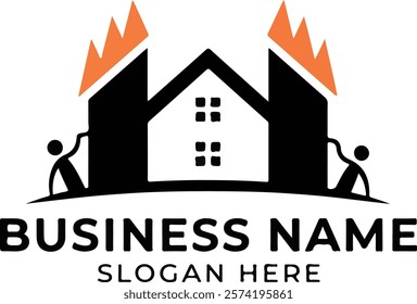 Modern Real Estate Logo Design Creative Residential Building Icon Abstract Home Design Template Real Estate Company Identity Concept