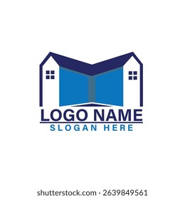 Modern Real Estate Logo Design House and Home Concept