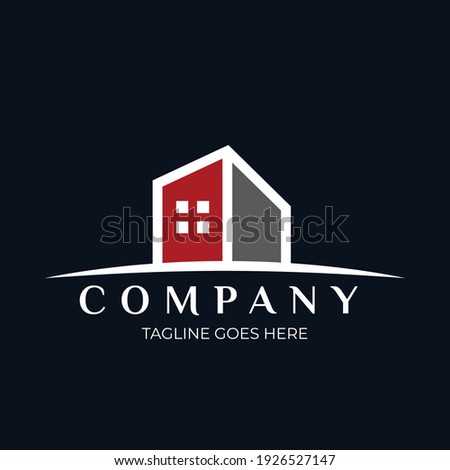 Modern real estate logo design, Building and Construction