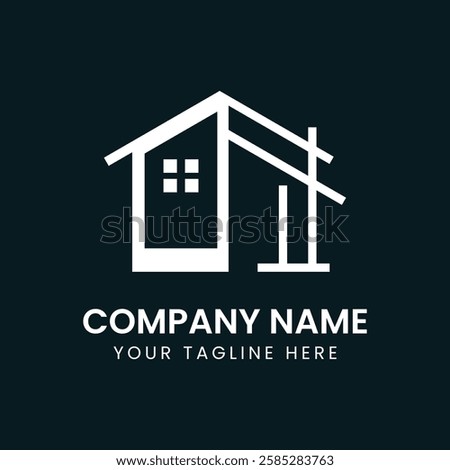 Modern Real Estate Logo Design. Real Estate Property Logo. House Construction Logo. Real Estate Key Logo