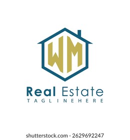 Modern Real Estate Logo – House, Apartment, Building, Architecture, Construction, Property Investment, Corporate Branding Design
