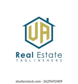 Modern Real Estate Logo – House, Apartment, Building, Architecture, Construction, Property Investment, Corporate Branding Design
