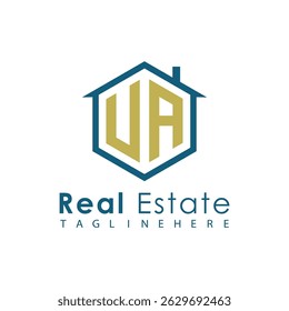 Modern Real Estate Logo – House, Apartment, Building, Architecture, Construction, Property Investment, Corporate Branding Design
