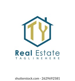 Modern Real Estate Logo – House, Apartment, Building, Architecture, Construction, Property Investment, Corporate Branding Design
