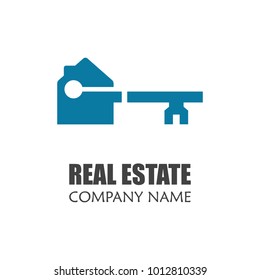 Modern Real Estate Logo Template. Creative Home Logo Icon Design Vector Illustration