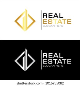 Modern Real Estate Logo Template