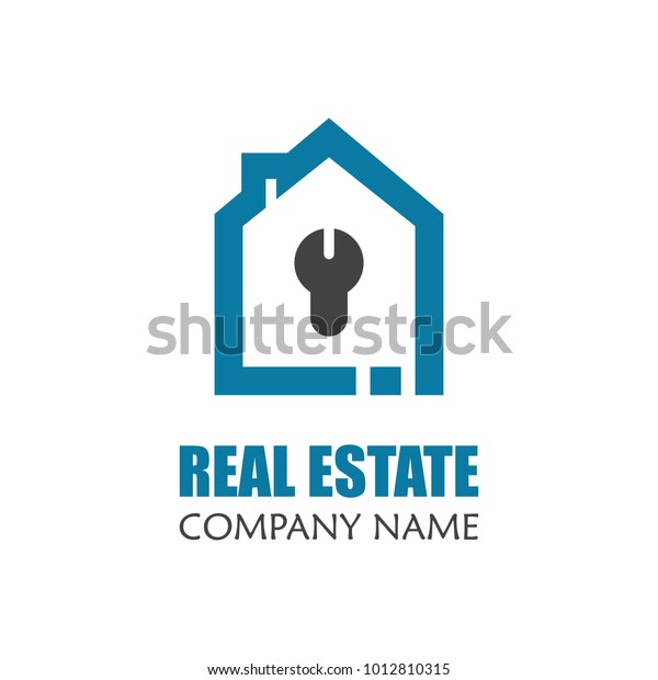 Modern Real Estate Logo Template Creative Royalty Free Stock Image