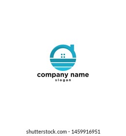 modern real estate logo vector